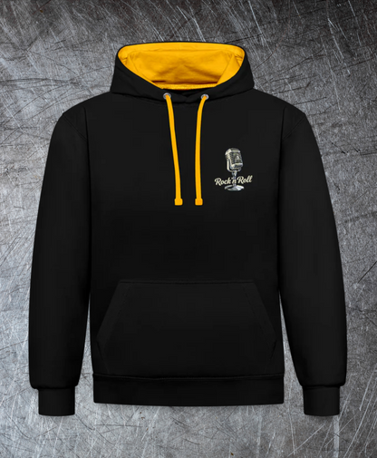 Old School Diner – Classic 50s Style - Kontrast-Hoodie