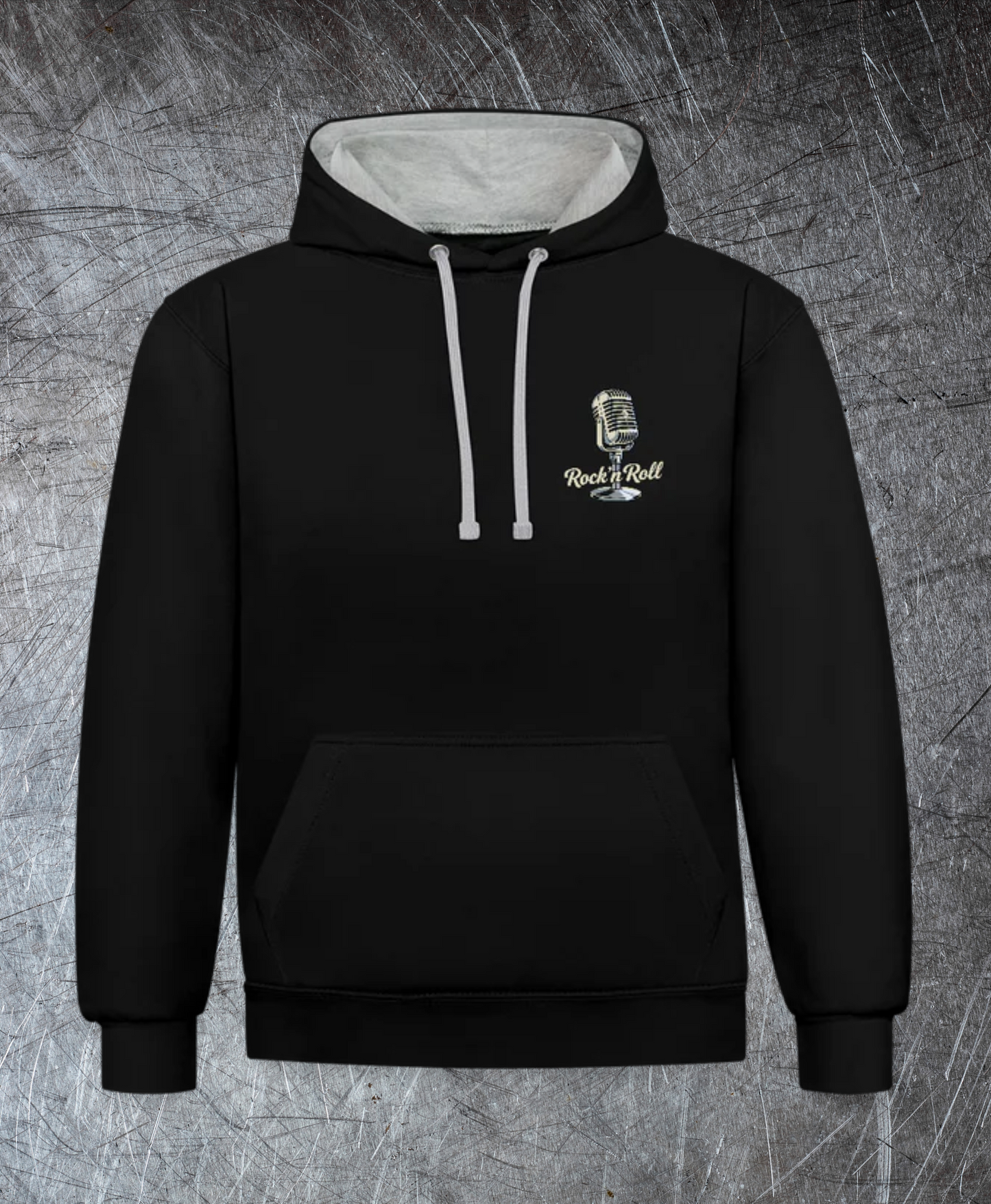 Old School Diner – Classic 50s Style - Kontrast-Hoodie