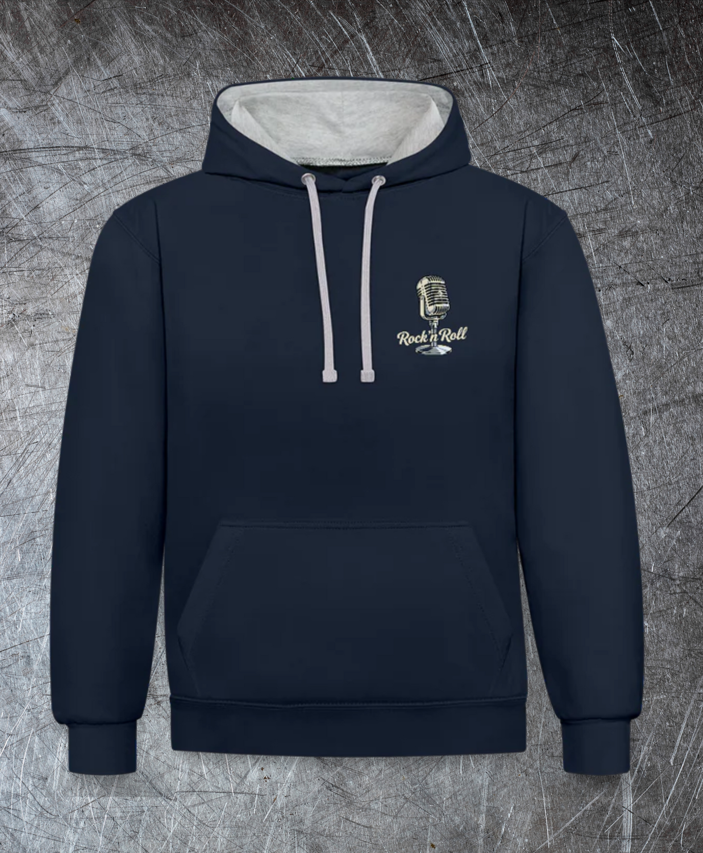 Old School Diner – Classic 50s Style - Kontrast-Hoodie