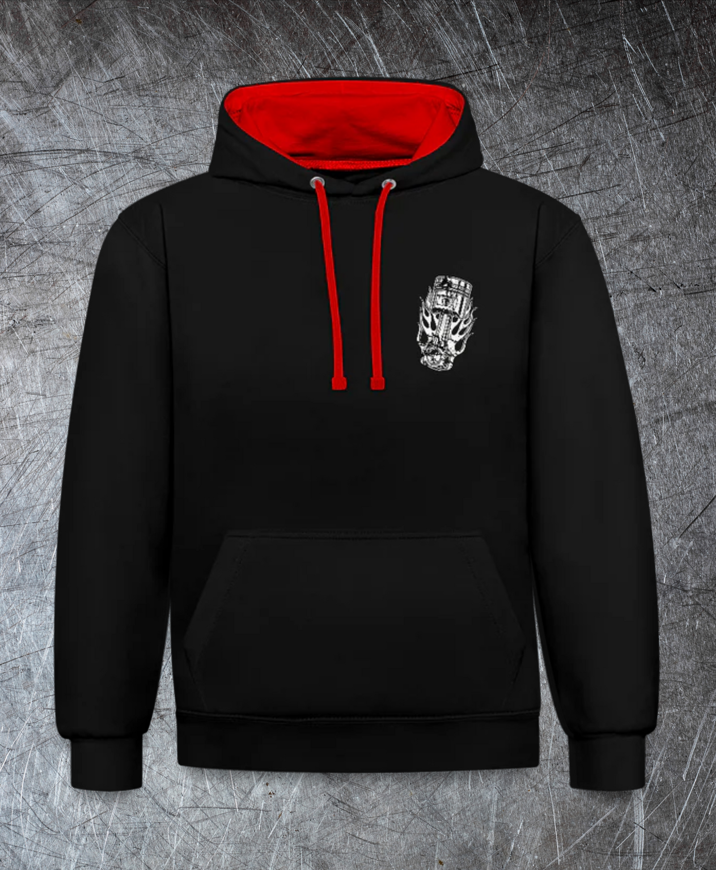 Motor Oil – Full Service Babe - Kontrast-Hoodie