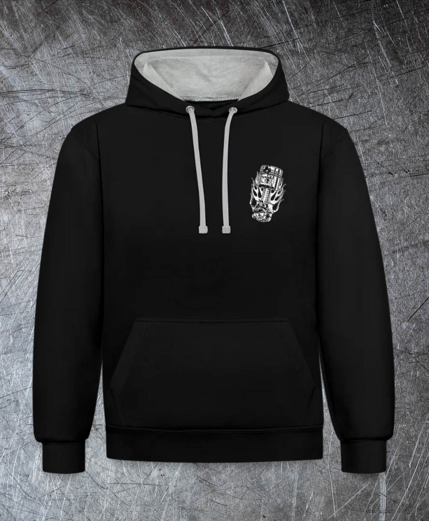 Motor Oil – Full Service Babe - Kontrast-Hoodie