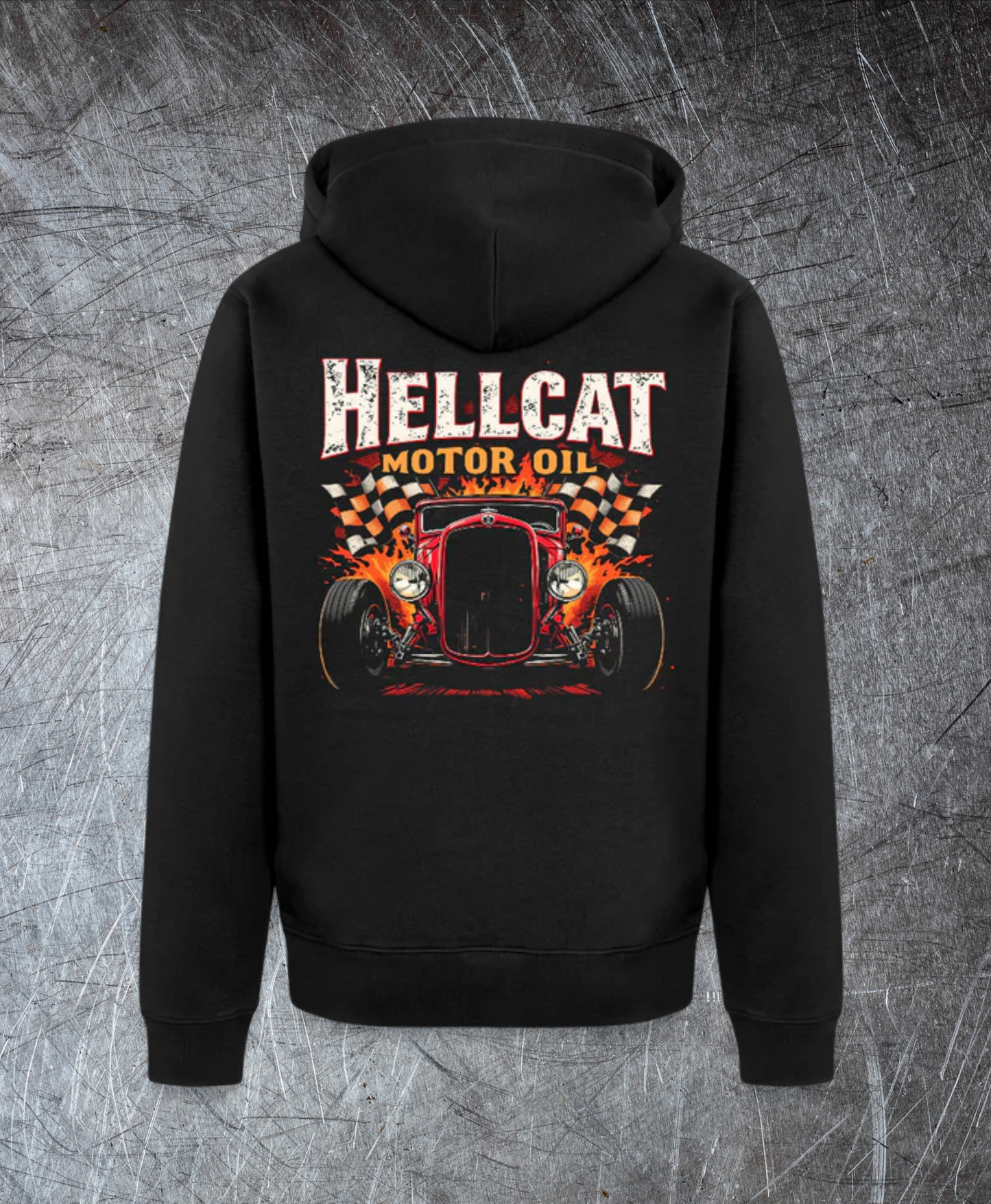 Hellcat Motor Oil – Speed & Power - Männer Premium Kapuzenjacke
