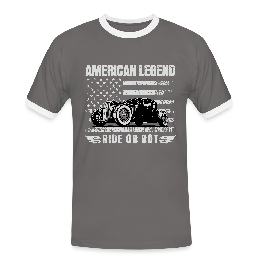 American Legend – Ride or Rot - Männer Kontrast-T-Shirt