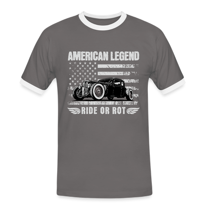 American Legend – Ride or Rot - Männer Kontrast-T-Shirt