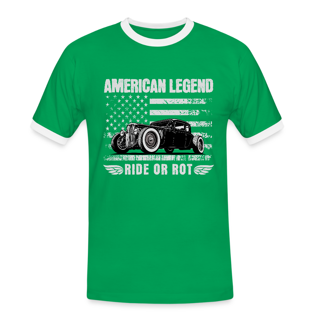 American Legend – Ride or Rot - Männer Kontrast-T-Shirt
