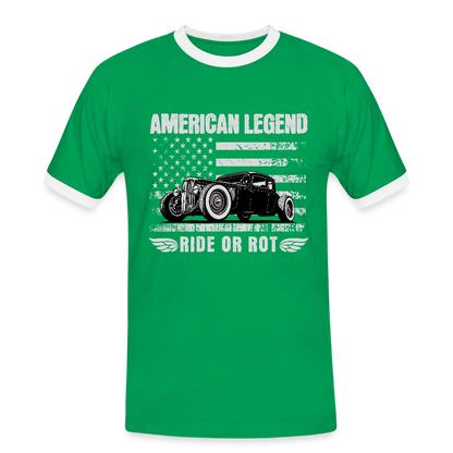 American Legend – Ride or Rot - Männer Kontrast-T-Shirt