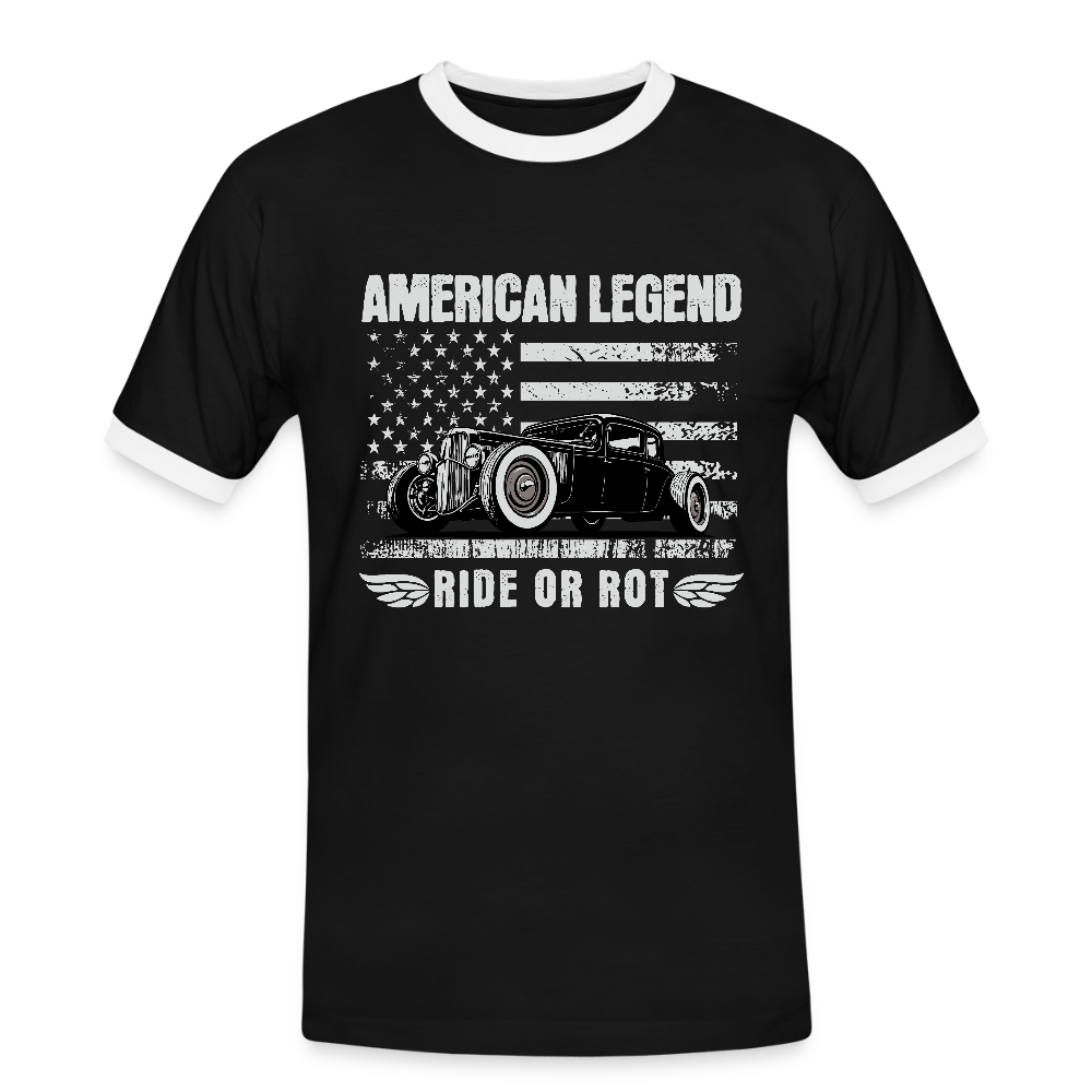 American Legend – Ride or Rot - Männer Kontrast-T-Shirt