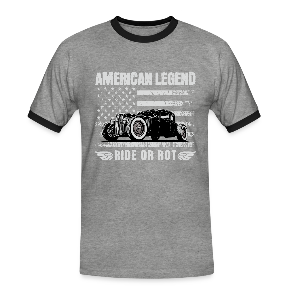 American Legend – Ride or Rot - Männer Kontrast-T-Shirt