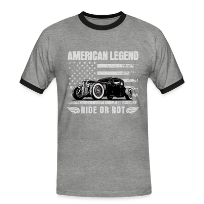 American Legend – Ride or Rot - Männer Kontrast-T-Shirt
