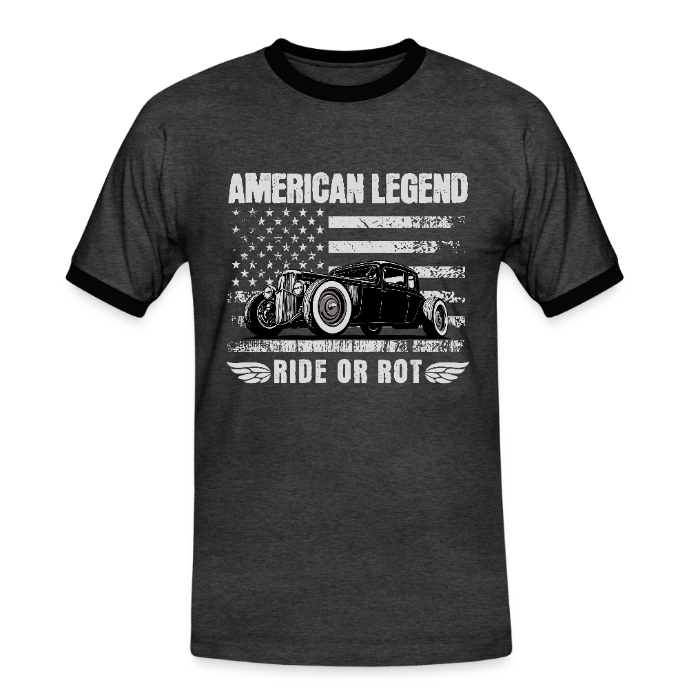 American Legend – Ride or Rot - Männer Kontrast-T-Shirt